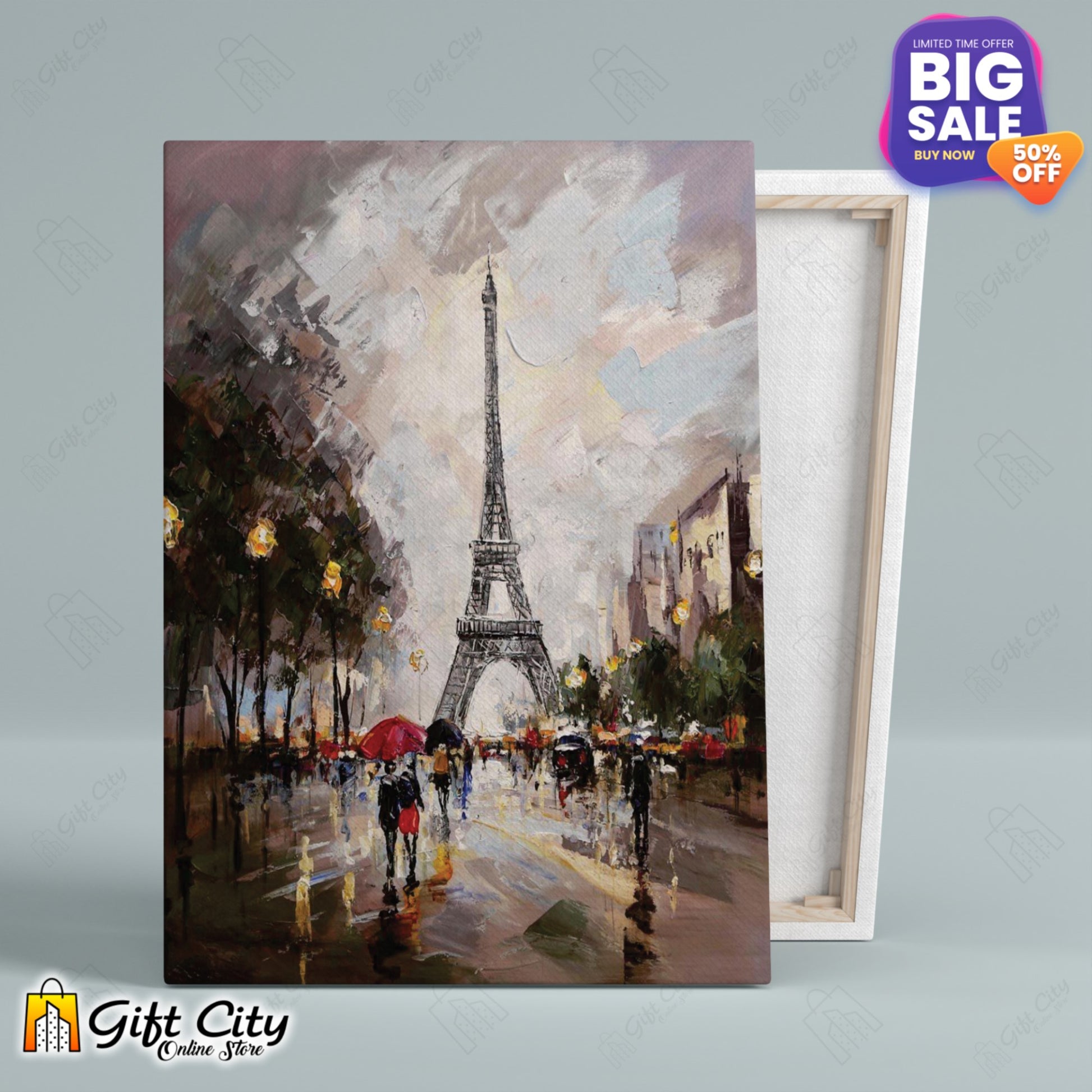 Eiffel Tower Canvas Painting