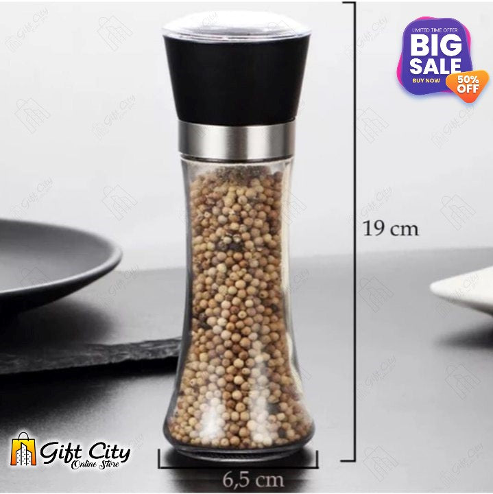 Stainless Steel Manual Salt & Pepper Grinder Shakers Spices Mill Crusher Kitchen Tools