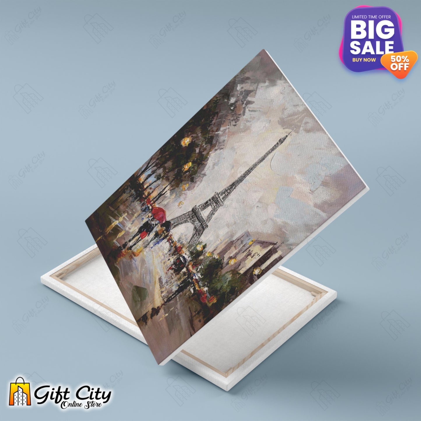 Eiffel Tower Canvas Painting