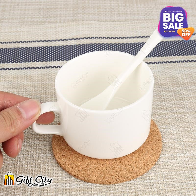 Kitchen Item Round Plain Cork Tea Coaster Heat Insulation Non-Slip Tableware