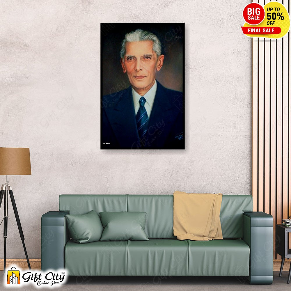 Quaid e Azam / Allama Iqbal 3 In 1 Frame Wall Clock