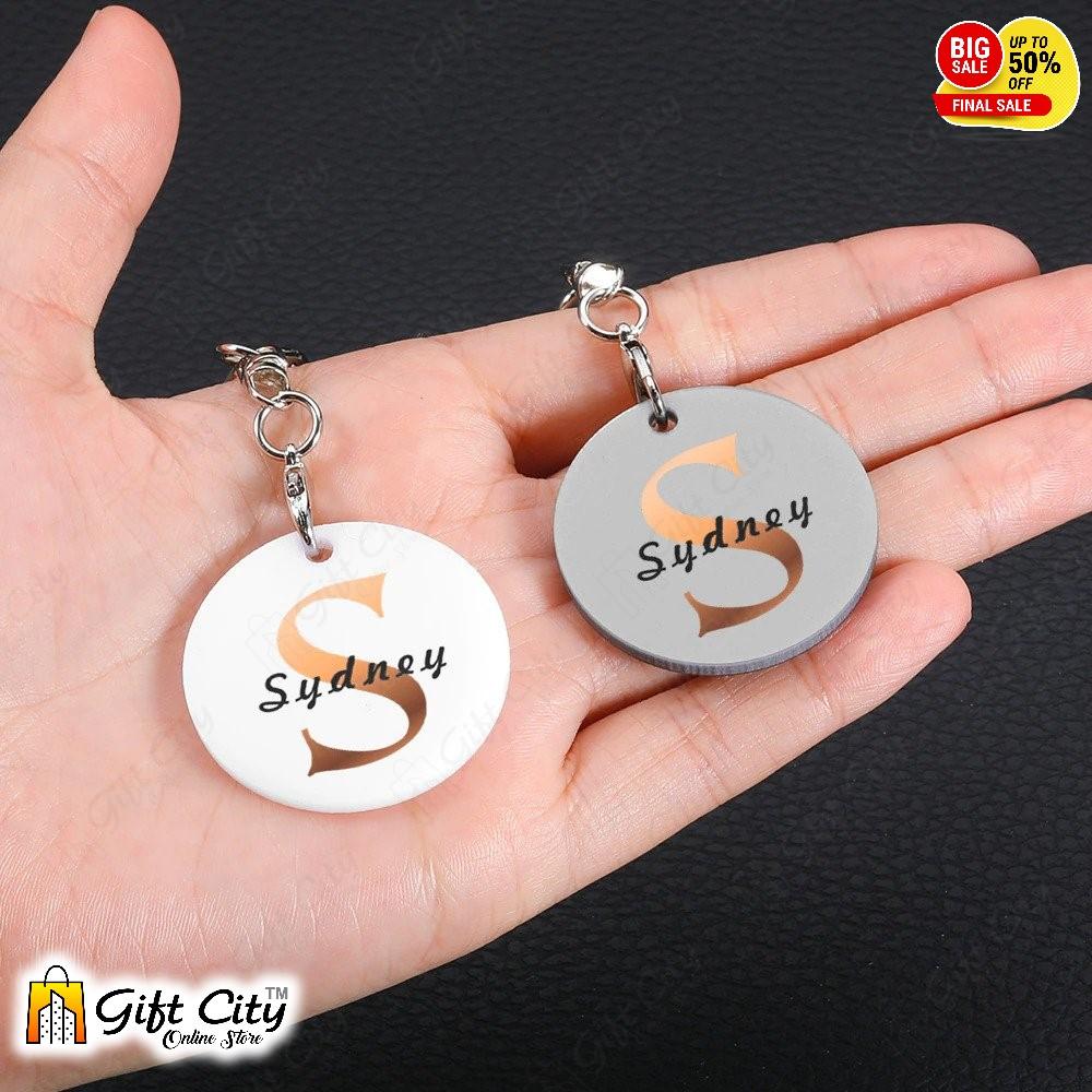 Couple Keychain Customizable Name