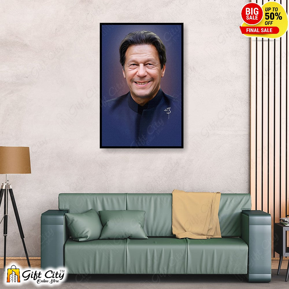 Imran Khan 3 In 1 Frame Wall Clock New Design