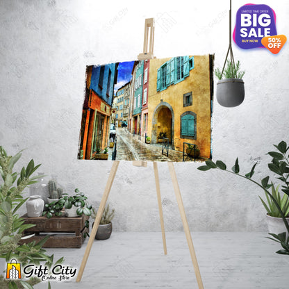 Street View Canvas Painting