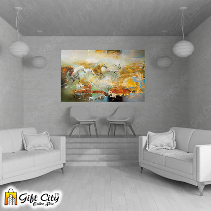 Horses Canvas Painting Digital Art for Home Décor