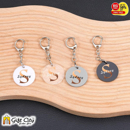 Couple Keychain Customizable Name