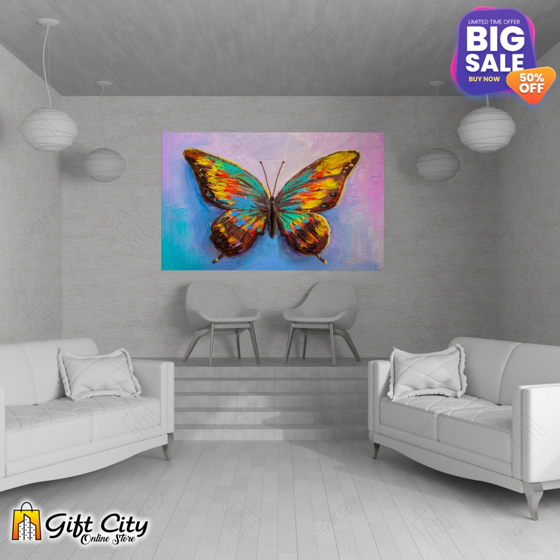 Butterfly  Canvas Painting