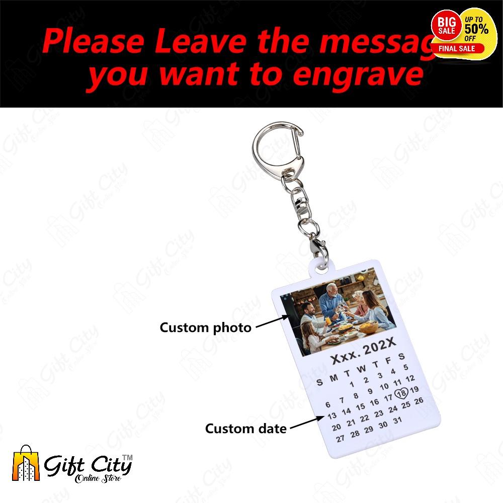 Customizable Photo Keychain Acrylic Car Keychain