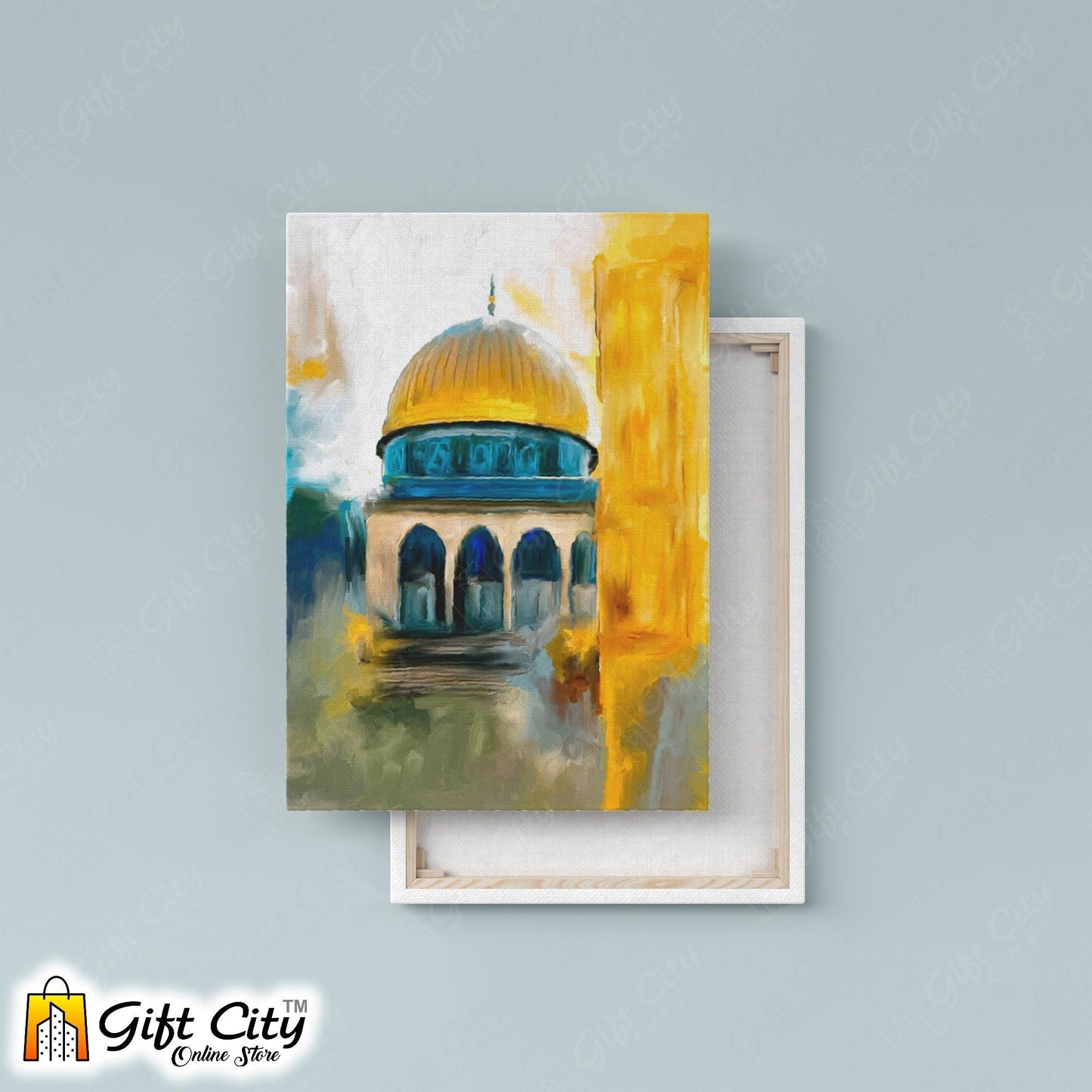 Historical Mosque Art Islamic Canvas Painting 