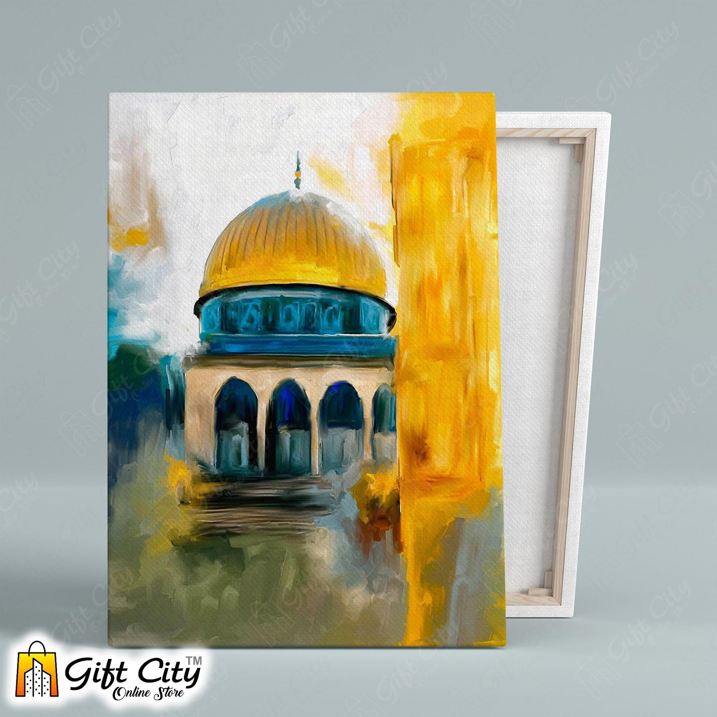 Historical Mosque Art Islamic Canvas Painting 