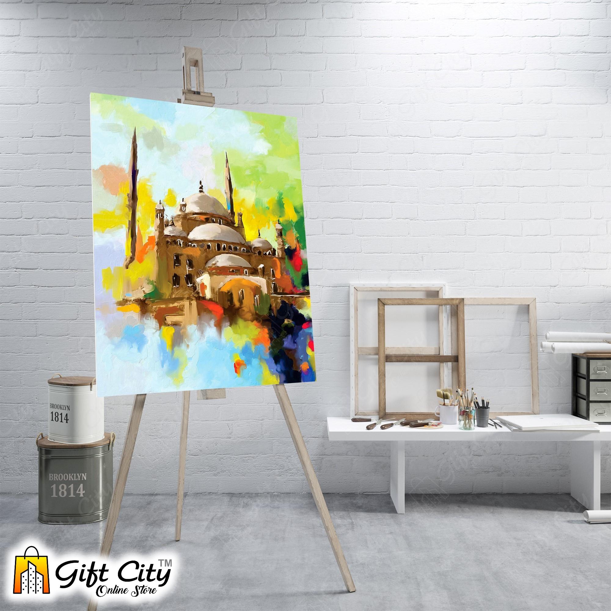 Beautiful Mosque Art Islamic Canvas Painting