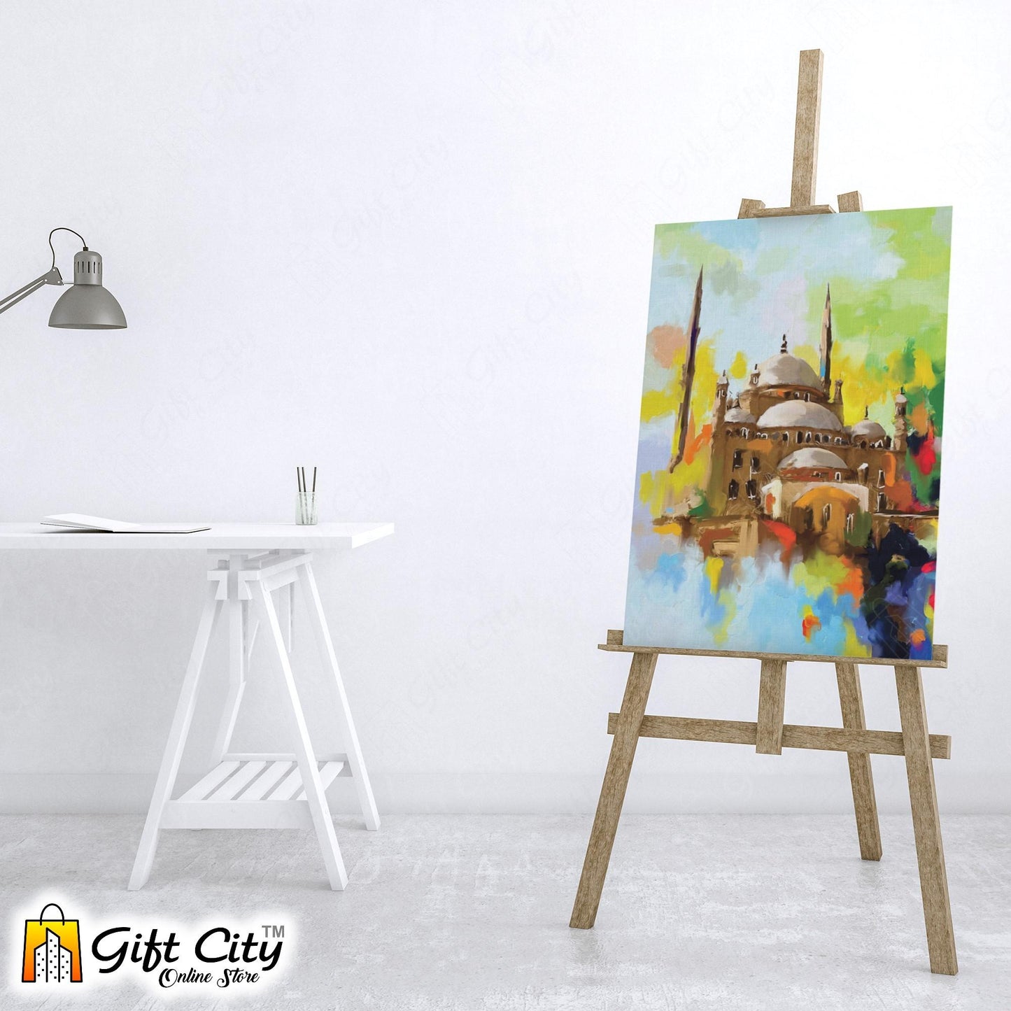 Beautiful Mosque Art Islamic Canvas Painting