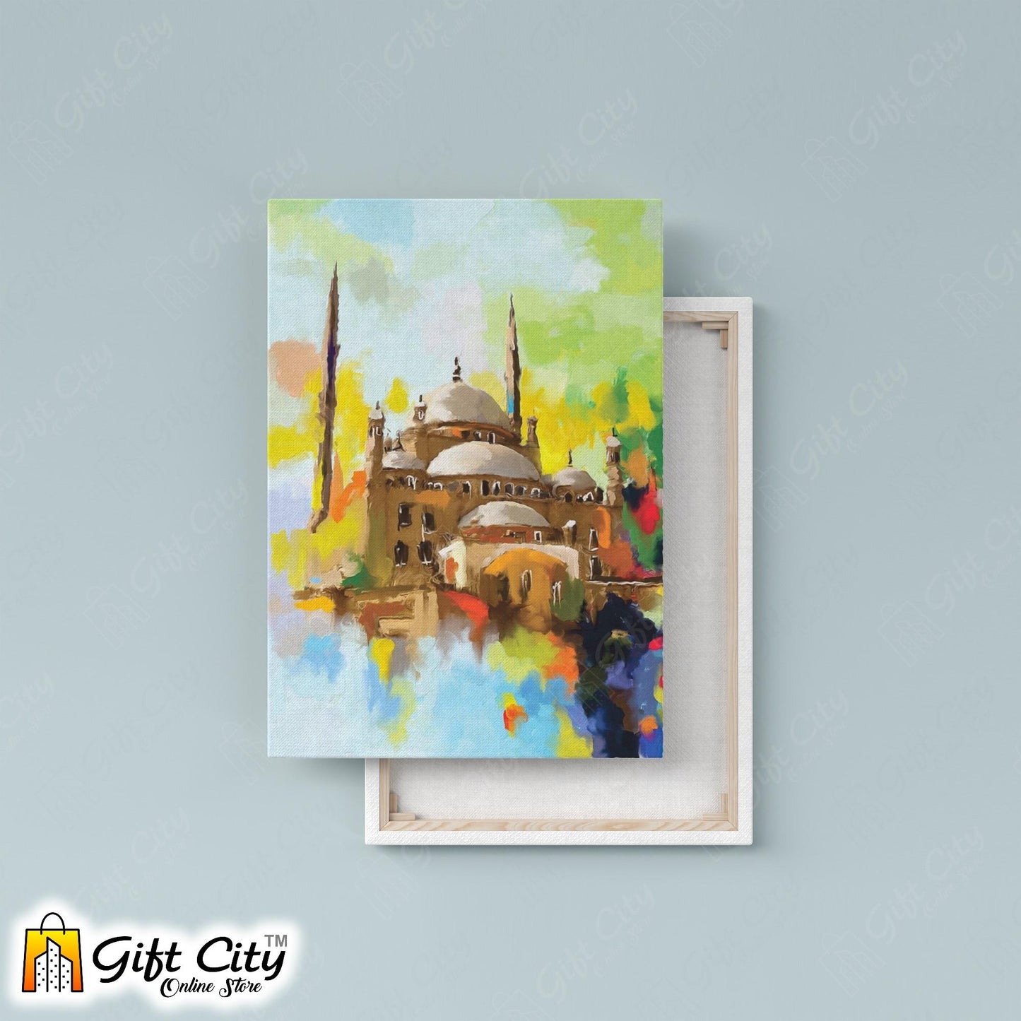 Beautiful Mosque Art Islamic Canvas Painting