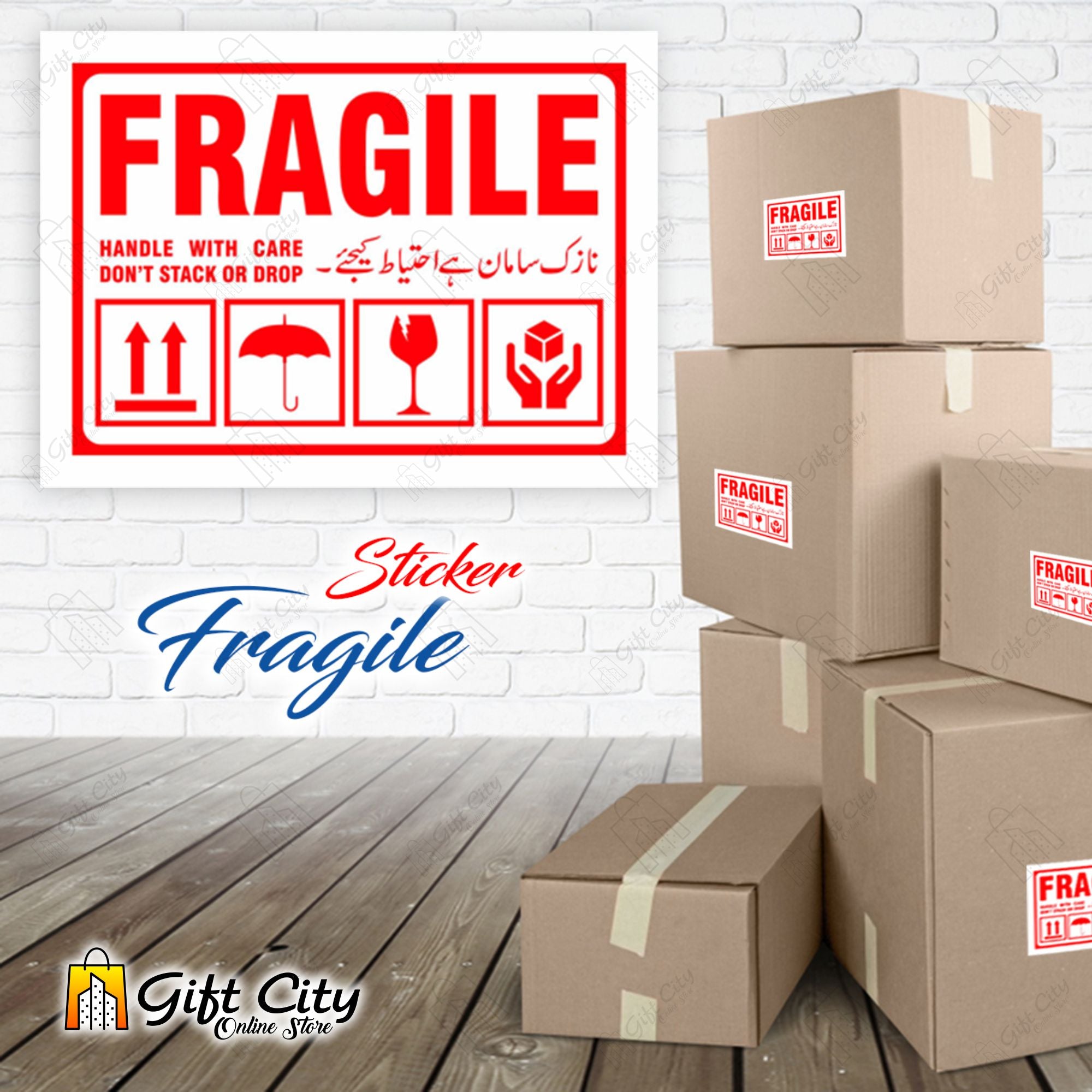 Fragile Stickers for Sensitive Products