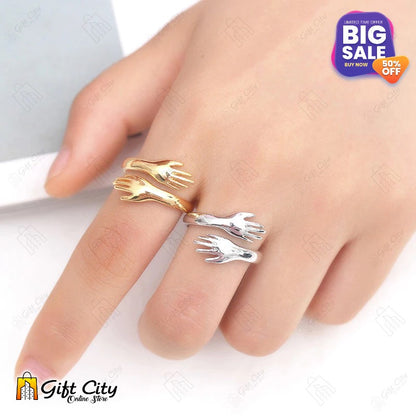  Couple Hug Ring 