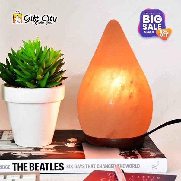 Himalayan Raindrop Shape Salt Lamp