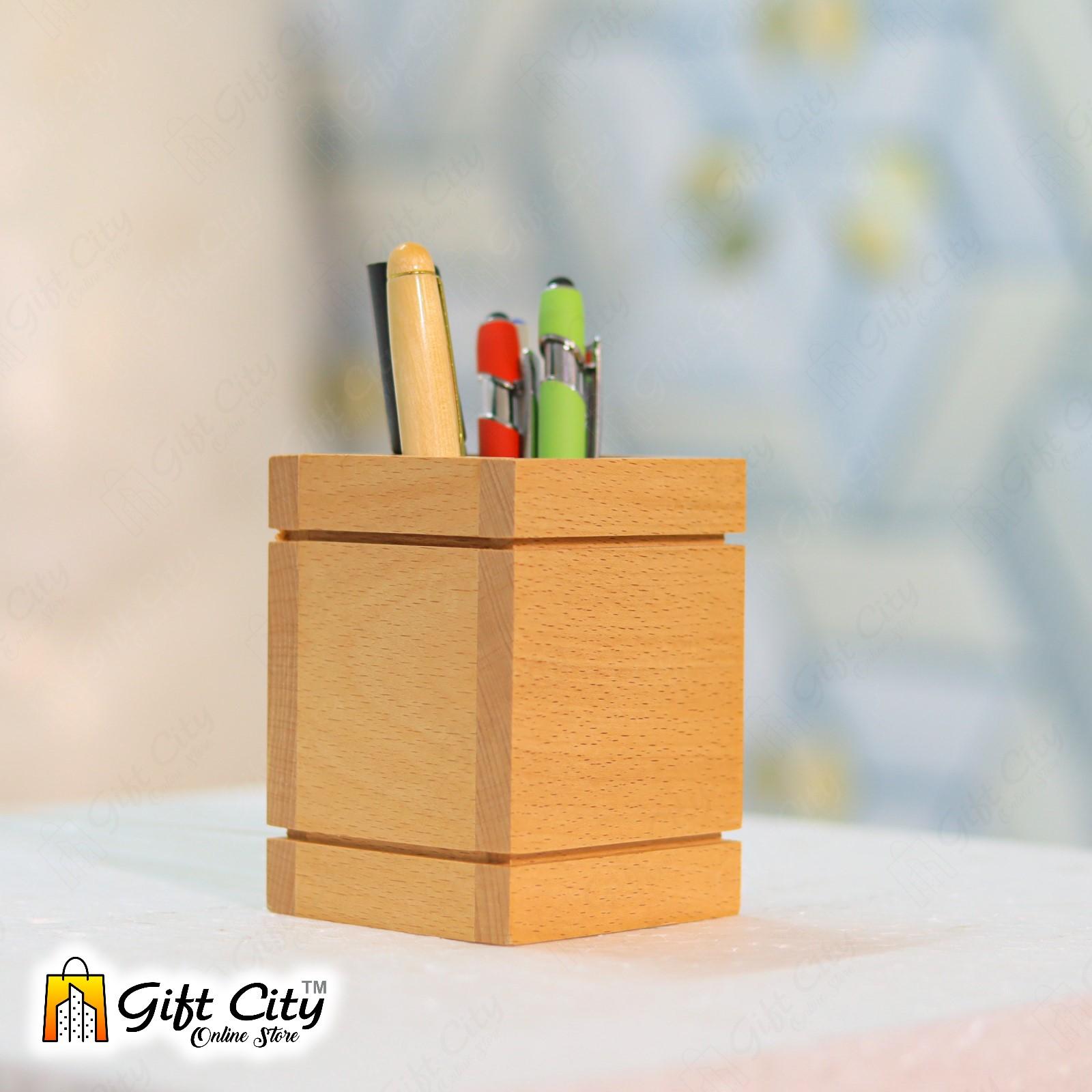  Wooden Pen Jar