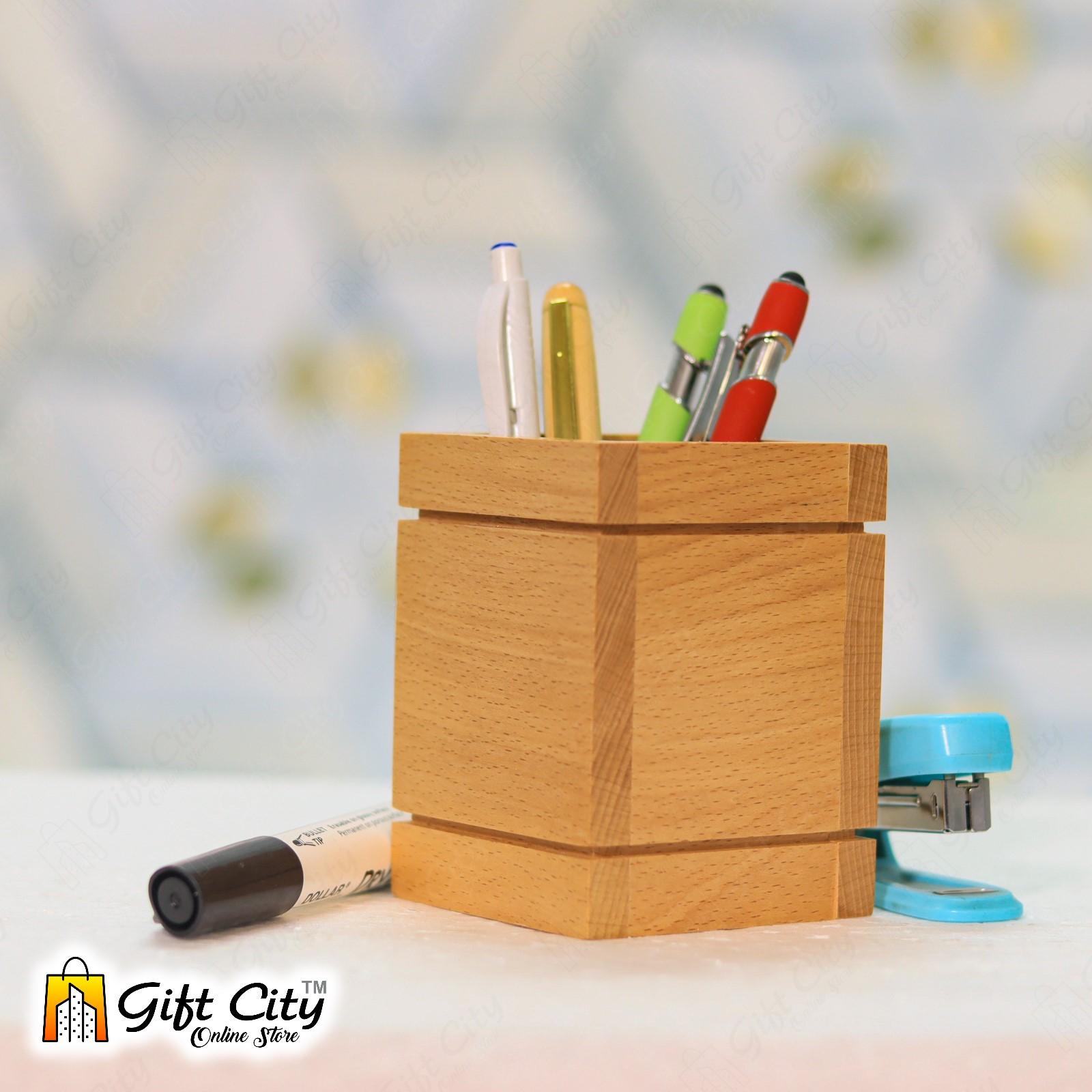  Wooden Pen Jar