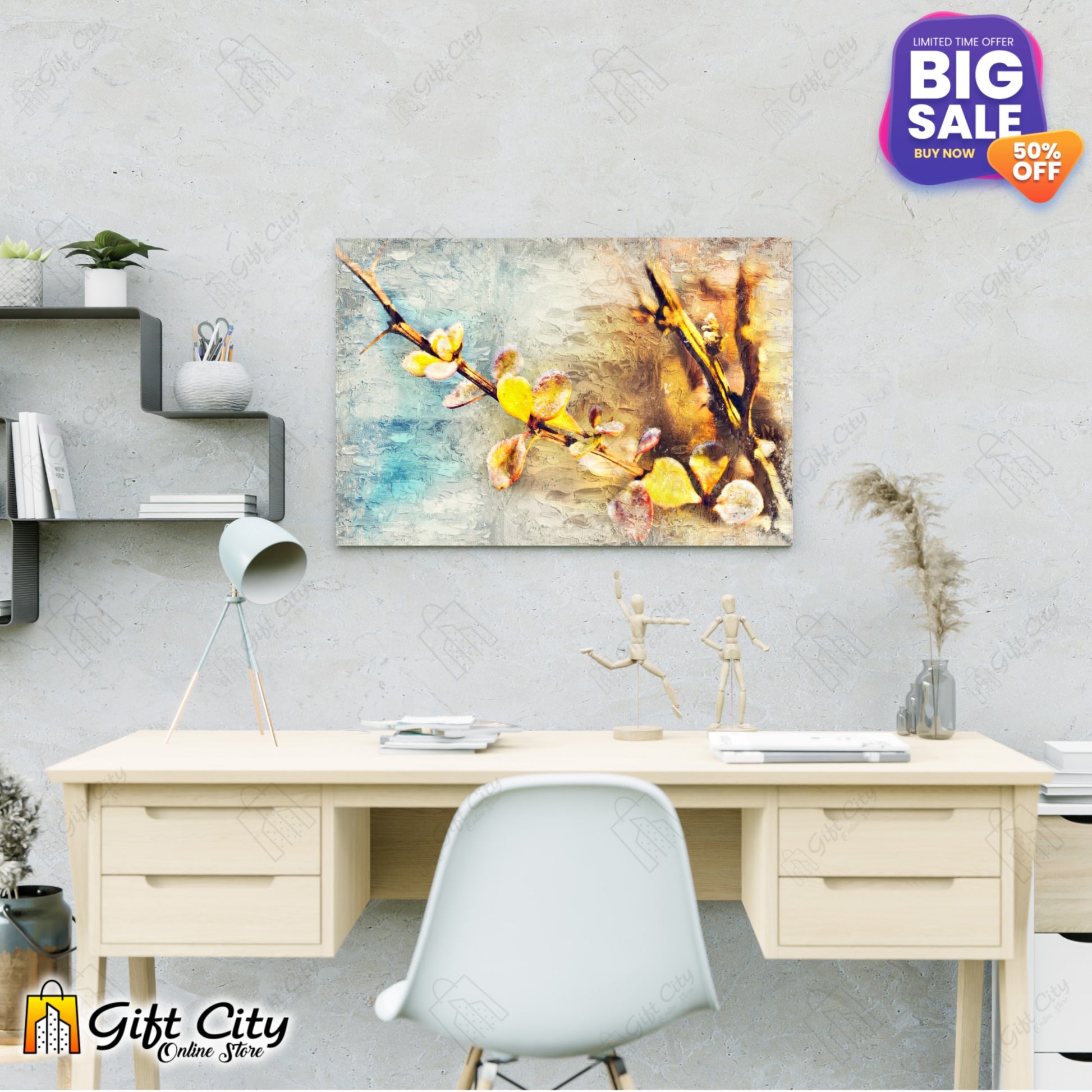 Flower Art Canvas Painting