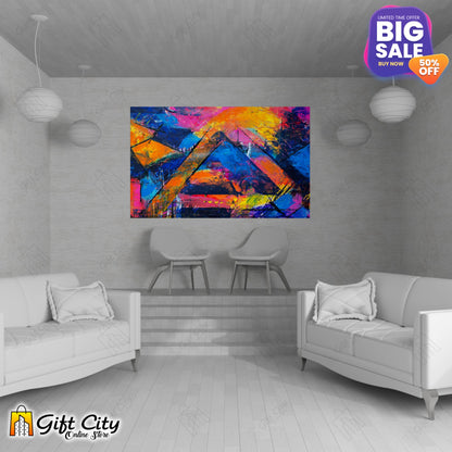 Abstract Doodle Art Canvas Painting