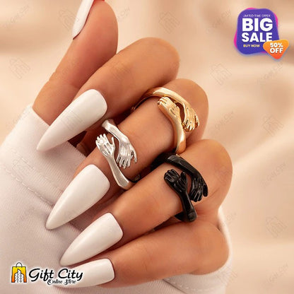  Couple Hug Ring 