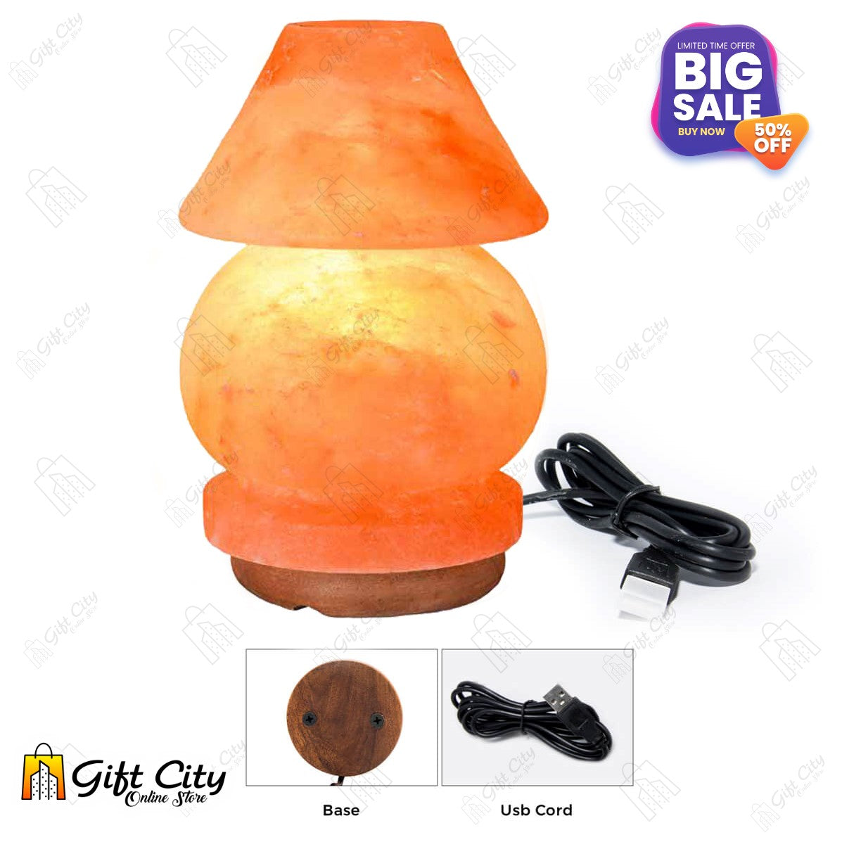 Himalayan Umbrella Shape Salt Lamp