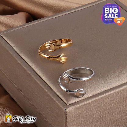  Couple Hug Ring 