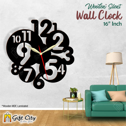 Joint Numbers 3D Silent Wall Clock 