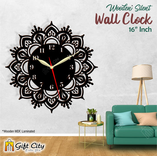 Traditional 3D Silent Wall Clock