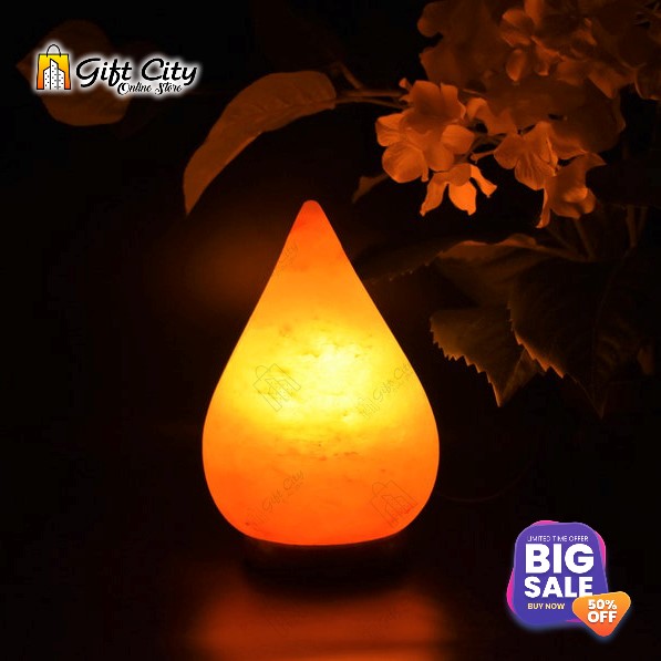 Himalayan Raindrop Shape  Salt Lamp